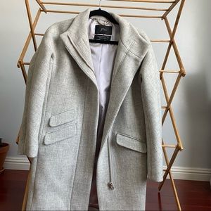 JCrew Cacoon Coat in Heather Dusk 00